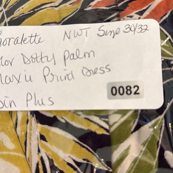 Loralette By City Chic Dotty Palm Day Date Printed Maxi Dress SKU0082 - Picture 15 of 15